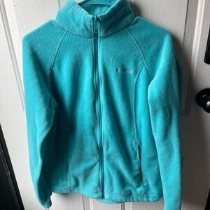 Columbia Teal Fleece Jacket